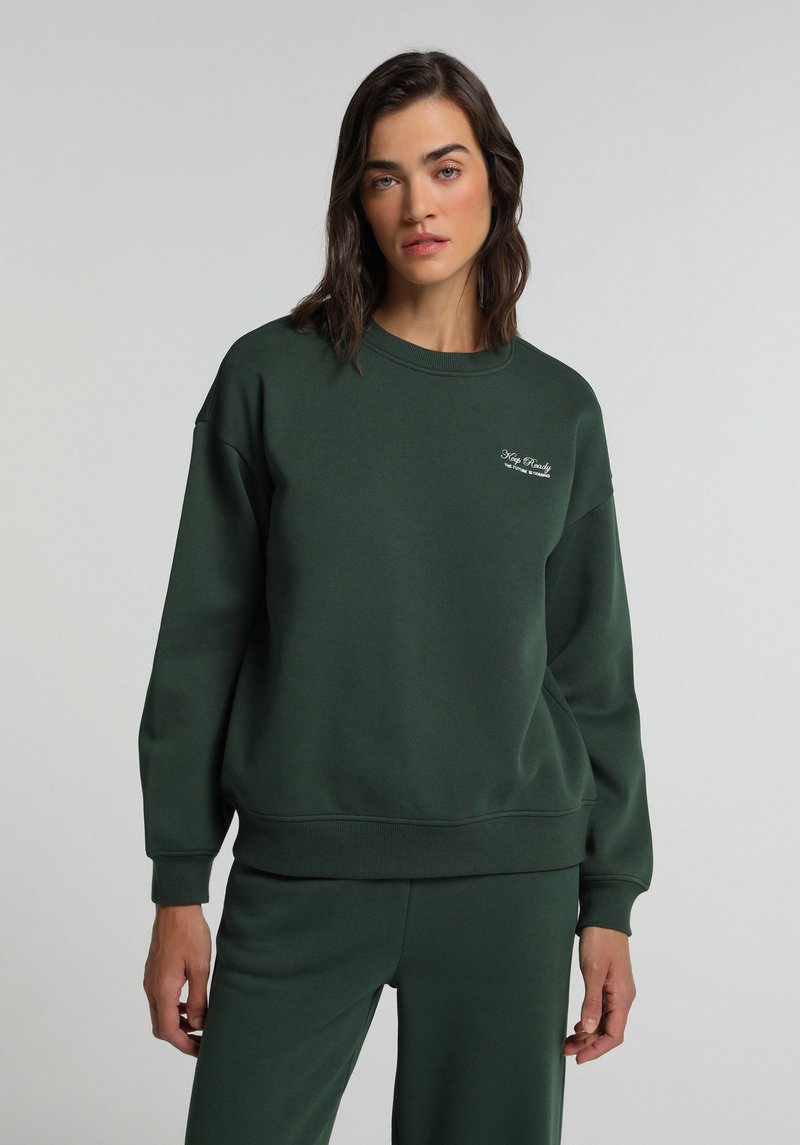 Imagine a Hanorac / Bluza De Dama Verde Regular Fit