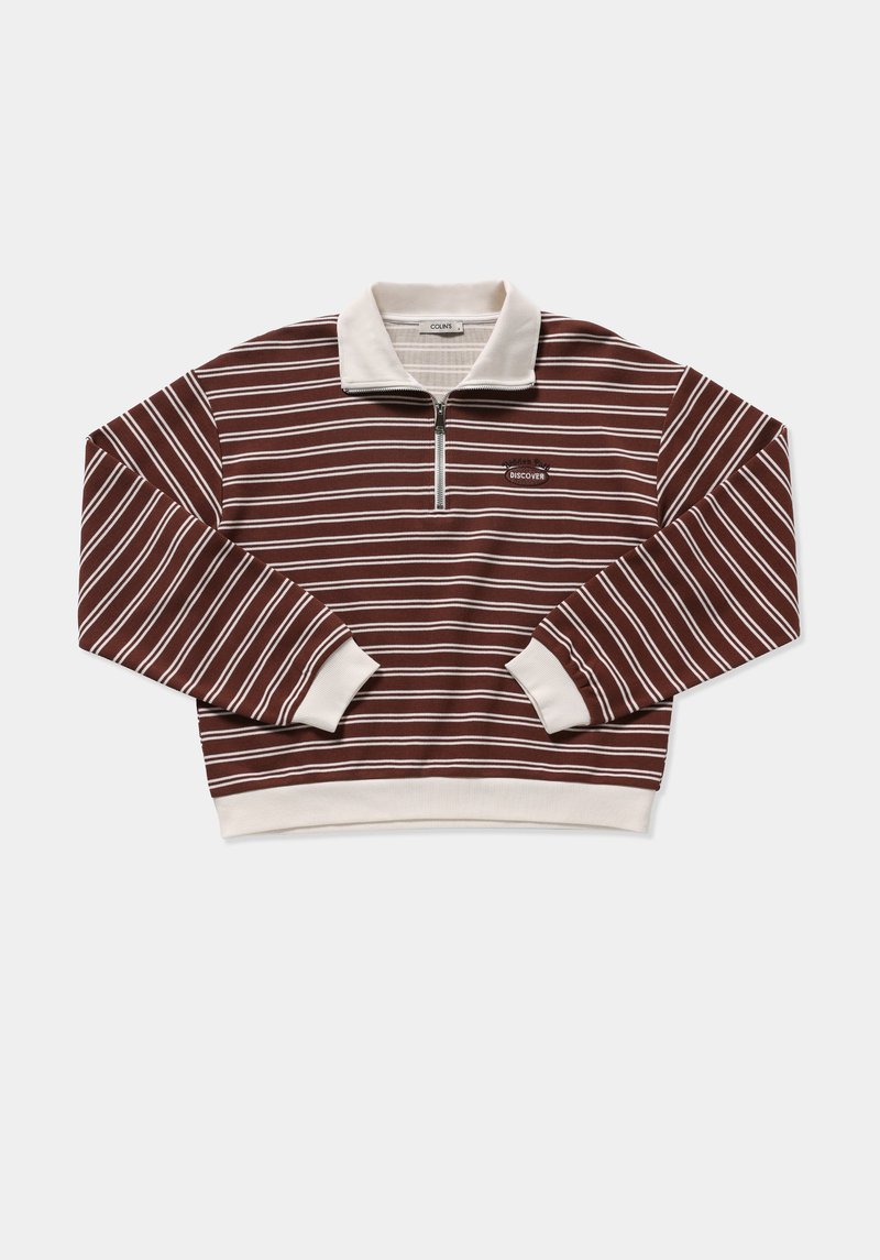 Imagine a Hanorac / Bluza  Maro Regular Fit