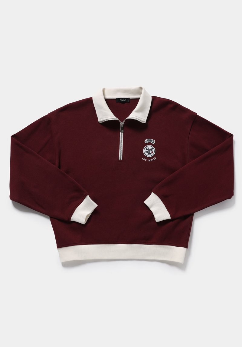 Imagine a Hanorac / Bluza  Bordo Regular Fit