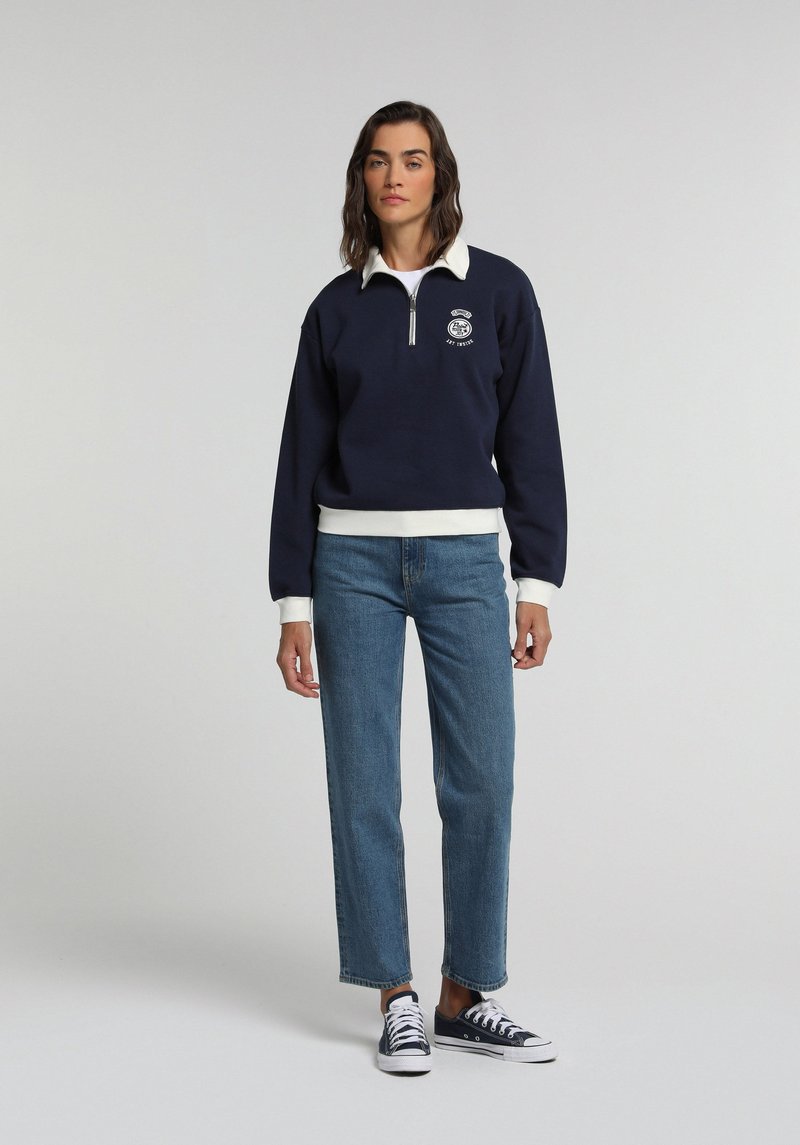 Imagine a Hanorac / Bluza  Albastru Marin Regular Fit