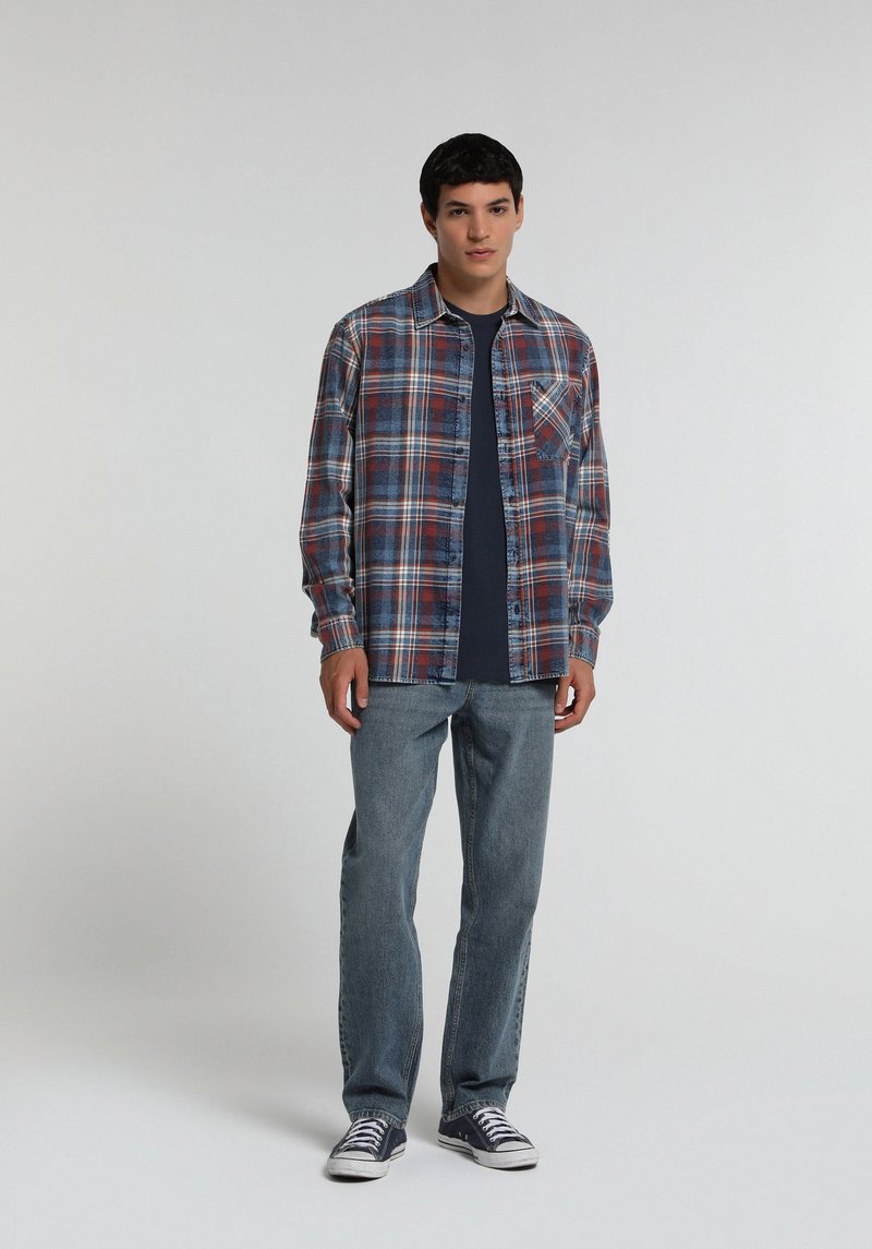 Imagine a Pantaloni Indigo Mediu Loose Straight Fit 046 Marco