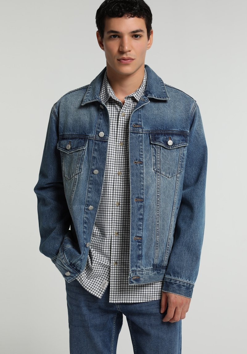 Imagine a Jacheta Indigo Mediu Regular Fit 022 Nate