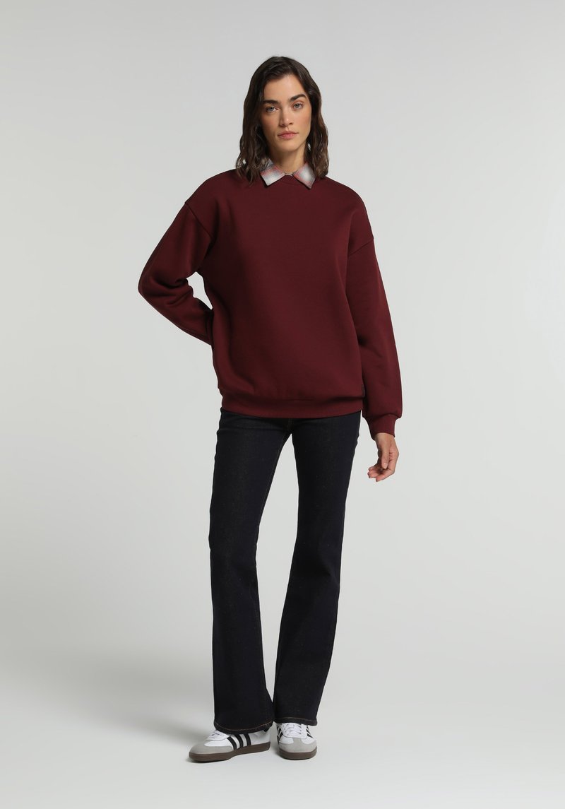 Imagine a Hanorac / Bluza Bordo Relaxed Fit
