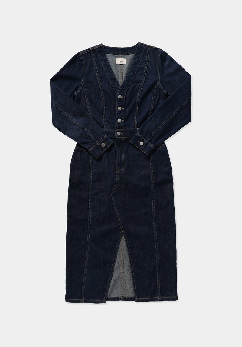 Imagine a Rochie De Dama Indigo Închis Slim Fit