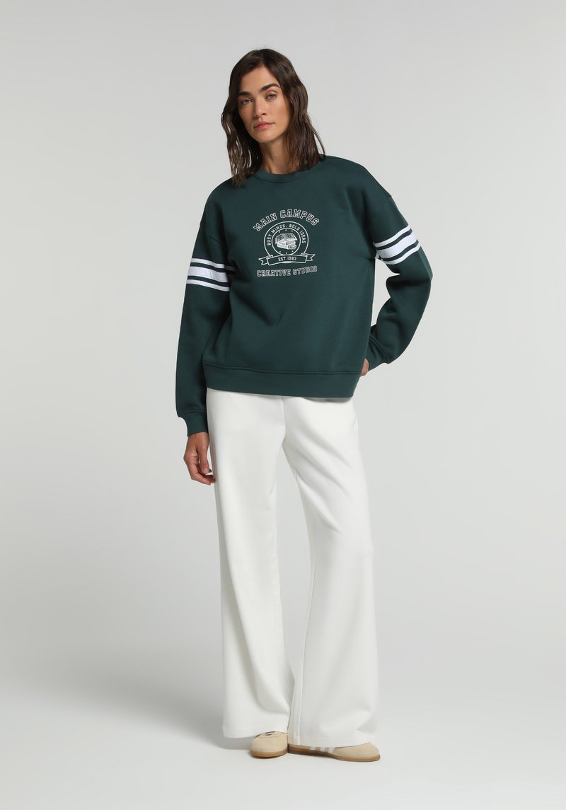 Imagine a Hanorac / Bluza Verde Regular Fit