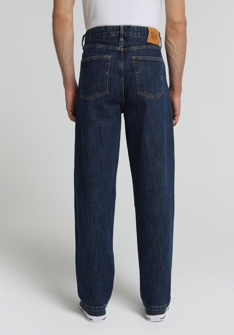 Imagine a Pantaloni Indigo Mediu Barrel Fit 093 Boris
