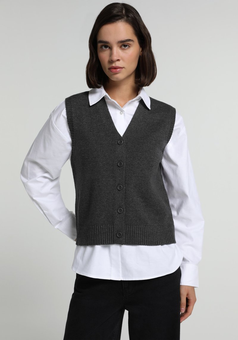 Imagine a Cardigan  Antracit Regular Fit
