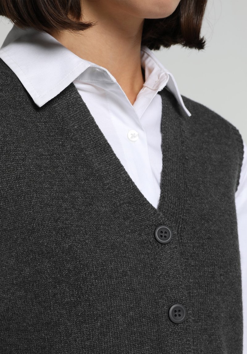 Imagine a Cardigan  Antracit Regular Fit
