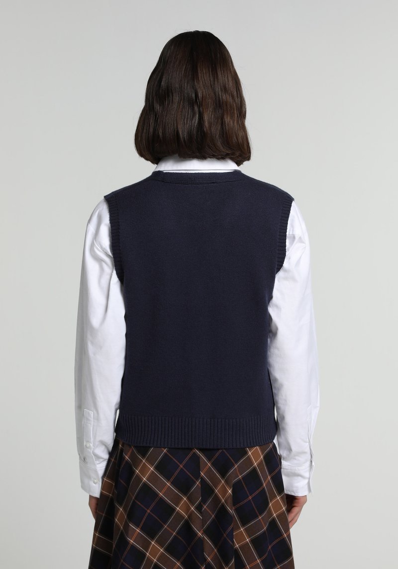 Imagine a Cardigan Albastru Marin Regular Fit