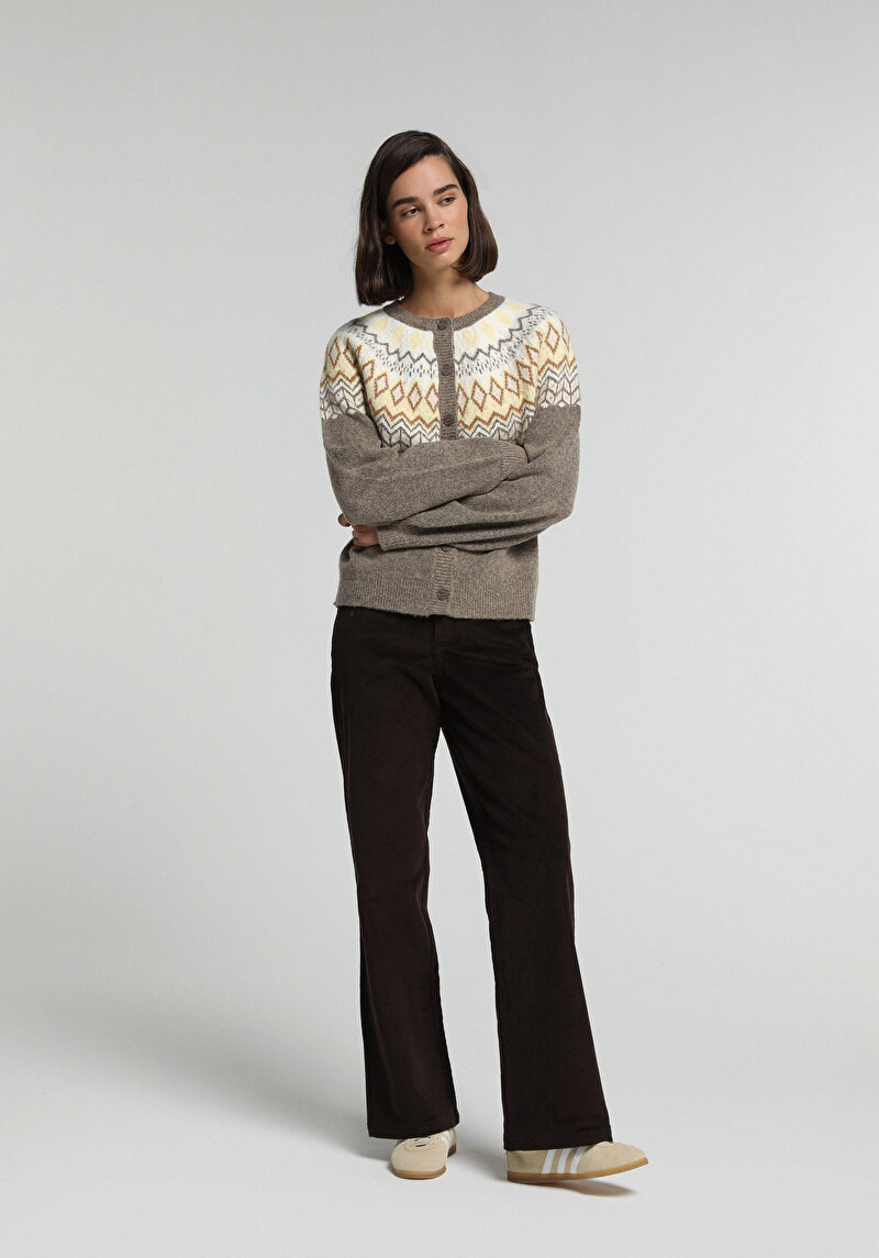 Imagine a Pantaloni Maro Regular Fit