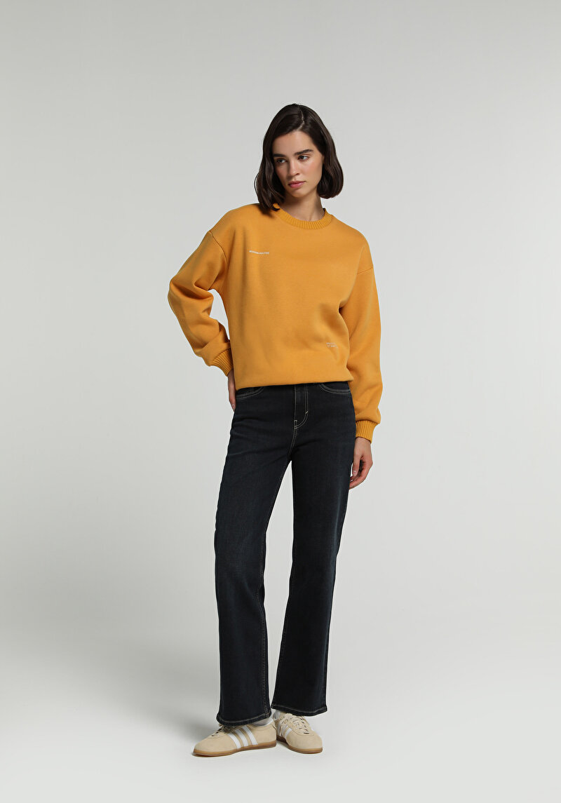 Imagine a Pantaloni Supravopsire Loose Straight Fit 800 Lina