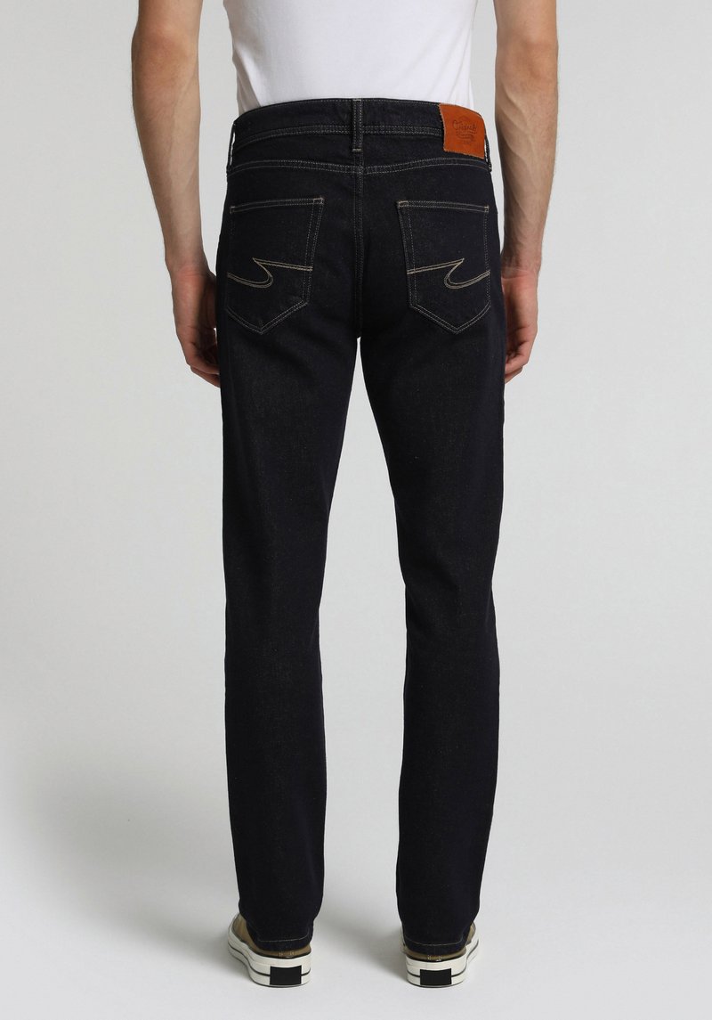 Imagine a Pantaloni Indigo Închis Straight Fit 044 Karl