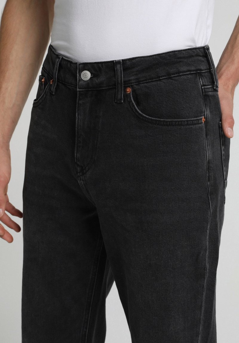 Imagine a Pantaloni  Denim Negru Loose Straight Fit 046 Marco