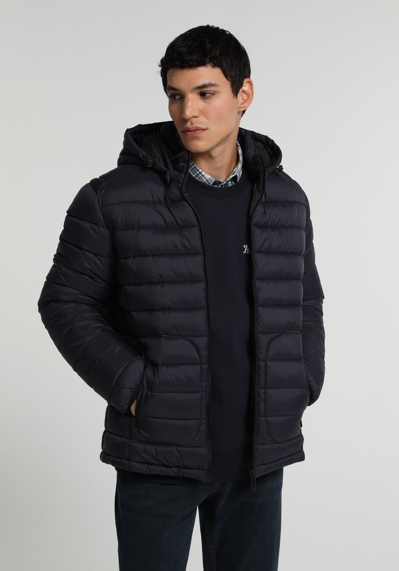 Imagine a Jacheta Albastru Marin Slim Fit