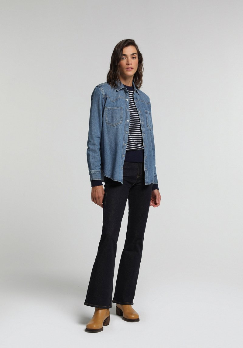 Imagine a Pantaloni  Indigo Închis Flare 791 Monica
