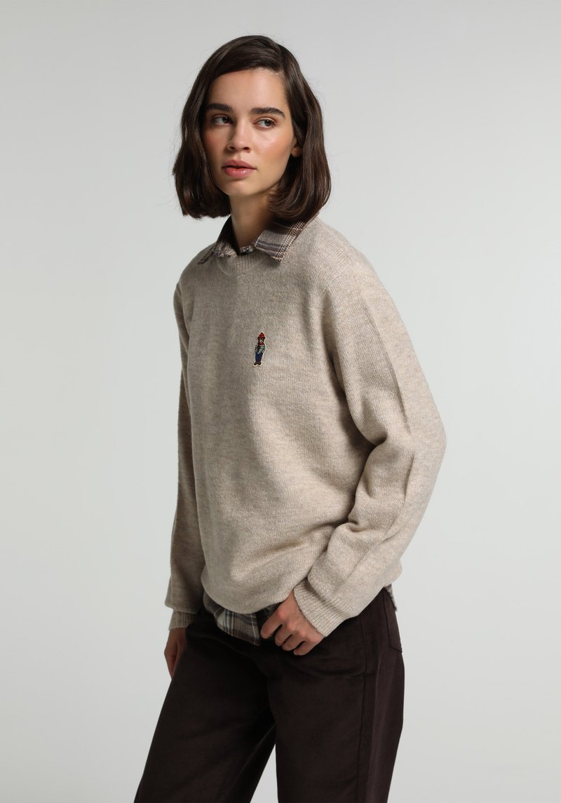Imagine a Pulover Bej Regular Fit