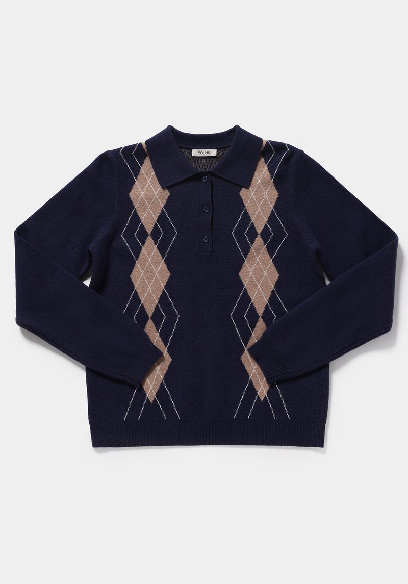 Imagine a Pulover  Albastru Marin Regular Fit