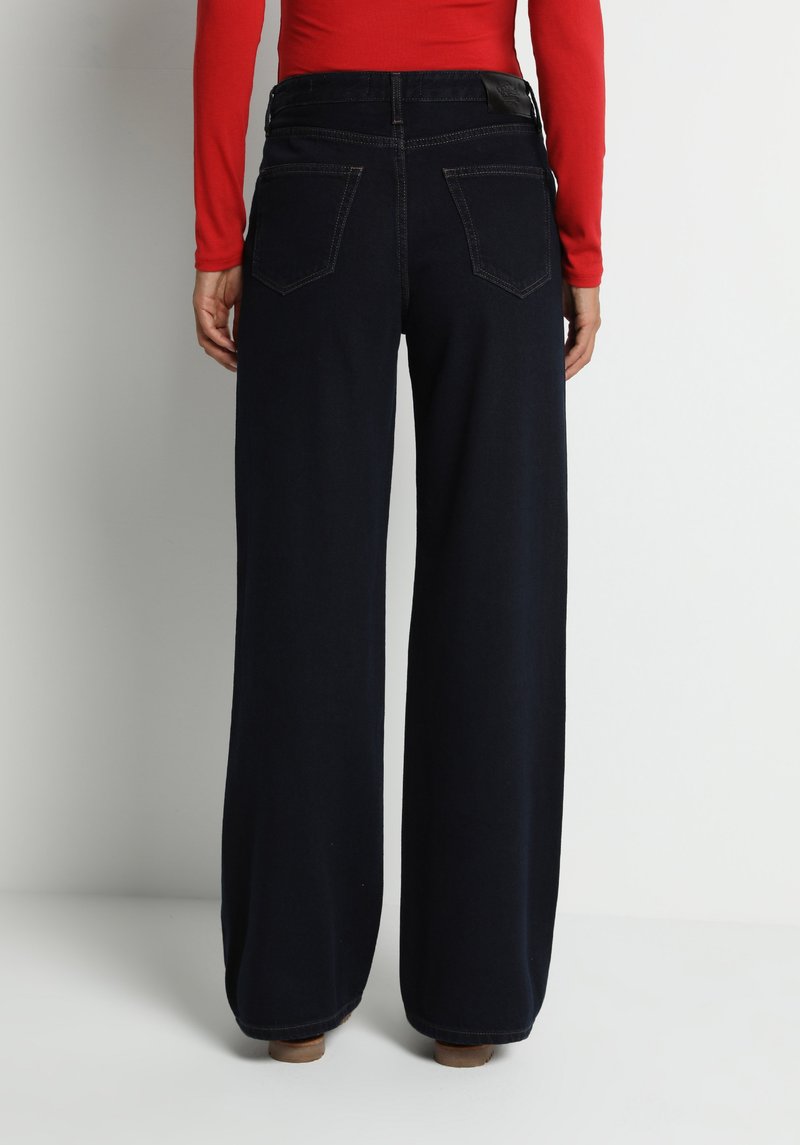 Imagine a Pantaloni Albastru-negru Wide Leg Fit 970 Berry