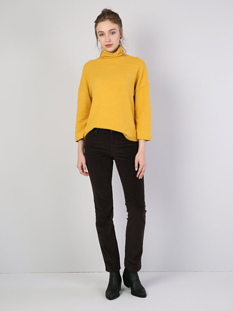 Afișați detalii pentru Pantaloni Regular Fit Maro De Daba