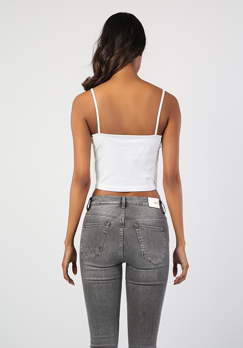 Afișați detalii pentru Maiou De Dama Albastru Slim Fit  Cl1042507