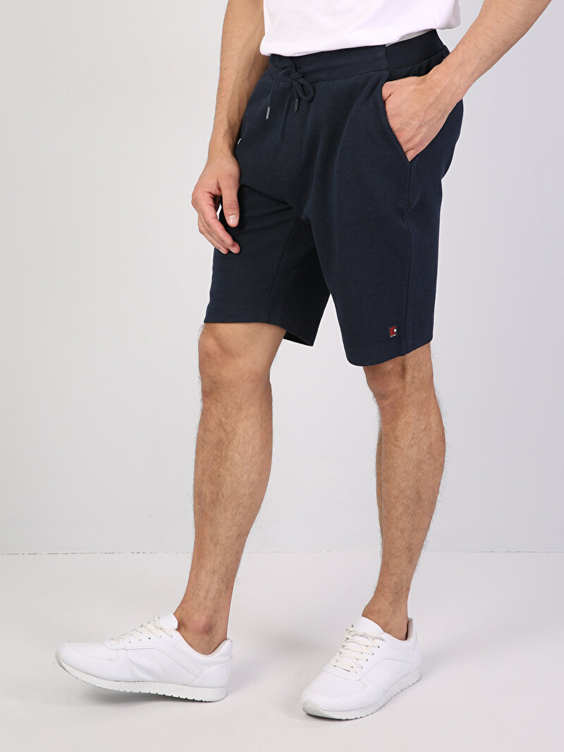 Imagine a Barbati Albastru Marin Short / Pantaloni Scurti