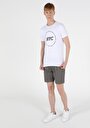 thumb-Afișați detalii pentru Tricou Cu Maneca Scurta De Barbati Alb Slim Fit  Cl1050149