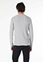 thumb-Afișați detalii pentru Pulover De Barbati Gri Slim Fit  Cl1057258