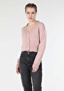 thumb-Afișați detalii pentru Cardigan De Dama Roz Regular Fit  Cl1057376