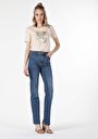 thumb-Afișați detalii pentru Pantaloni De Dama Denim Regular Fit 792 Mila Cl1057924
