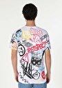 thumb-Afișați detalii pentru Tricou Cu Maneca Scurta De Barbati Multicolor Comfort Fit  Cl1058686