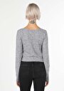 thumb-Afișați detalii pentru Tricou Cu Maneca Lunga De Dama Gri   Cl1059797
