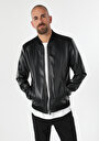 thumb-Afișați detalii pentru Jacheta De Barbati Negru Slim Fit  Cl1061851