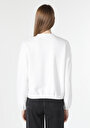 thumb-Afișați detalii pentru Tricou Cu Maneca Lunga De Dama Alb Regular Fit  Cl1062864