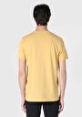 thumb-Afișați detalii pentru Tricou Cu Maneca Scurta De Barbati Galben Regular Fit  Cl1062495