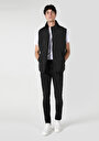 thumb-Afișați detalii pentru Vesta De Barbati Negru Regular Fit  Cl1061849