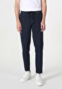 thumb-Afișați detalii pentru Pantaloni De Barbati Albastru Marin Slim Fit  Cl1062431