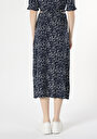 thumb-Afișați detalii pentru Fusta De Dama Albastru Marin Midi Skirt  Cl1062946