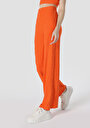 thumb-Afișați detalii pentru Pantaloni De Trening De Dama Portocaliu Slim Fit  Cl1063351