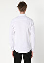 thumb-Afișați detalii pentru Camasa Cu Maneca Lunga De Barbati Alb Slim Fit  Cl1063192