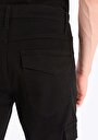 thumb-Afișați detalii pentru Pantaloni De Barbati Negru Slim Fit  Cl1066463