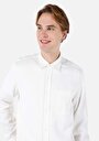 thumb-Afișați detalii pentru Camasa Cu Maneca Lunga De Barbati Alb Regular Fit  Cl1066931