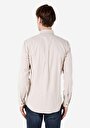 thumb-Afișați detalii pentru Cămașă Cu Decolteu Drept Cămașă Cu Mânecă Lungă Bej Pentru Bărbați