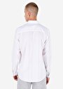 thumb-Afișați detalii pentru Cămașă Cu Dungi Pentru Bărbați Cămașă Albă Cu Mânecă Lungă Pentru Bărbați