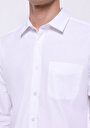 thumb-Afișați detalii pentru Camasa Cu Maneca Lunga De Barbati Alb Slim Fit  Cl1070376