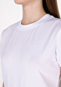 thumb-Afișați detalii pentru Tricou Cu Maneca Scurta De Dama Alb Slim Fit  Cl1073294
