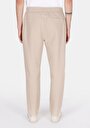 thumb-Afișați detalii pentru Pantaloni De Trening De Barbati Bej Slim Fit  Cl1073661