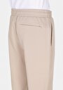 thumb-Afișați detalii pentru Pantaloni De Trening De Barbati Bej Slim Fit  Cl1073661