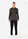 thumb-Afișați detalii pentru Tricou Cu Maneca Lunga De Barbati Antracit Regular Fit  Cl1070049