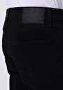 thumb-Afișați detalii pentru Blugi Negri Pentru Bărbați Cu Talie Dreaptă Cu Talie Dreaptă