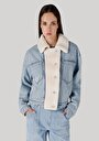 thumb-Afișați detalii pentru Jacheta De Dama Denim Regular Fit  Cl1065558